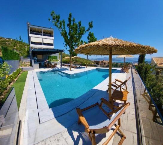"Stergiou Luxury Apartments" Με Κοινη Πισινα Saronida Eksteriør bilde