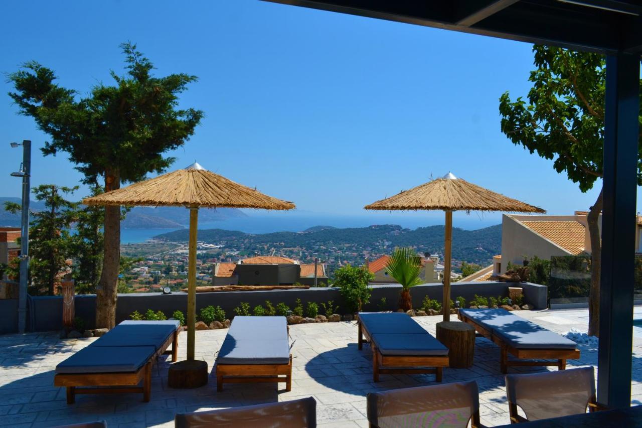 "Stergiou Luxury Apartments" Με Κοινη Πισινα Saronida Eksteriør bilde