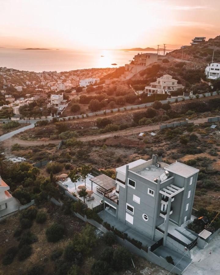 "Stergiou Luxury Apartments" Με Κοινη Πισινα Saronida Eksteriør bilde