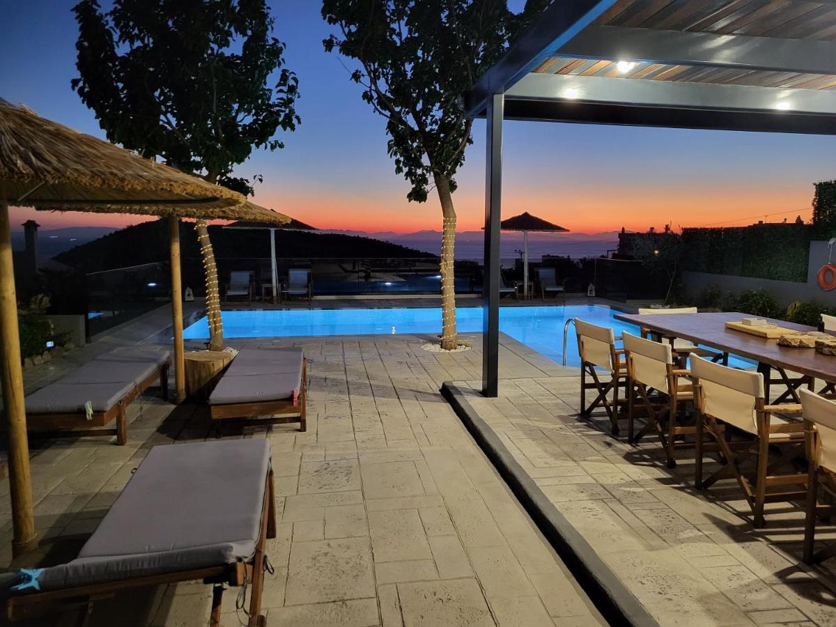 "Stergiou Luxury Apartments" Με Κοινη Πισινα Saronida Eksteriør bilde