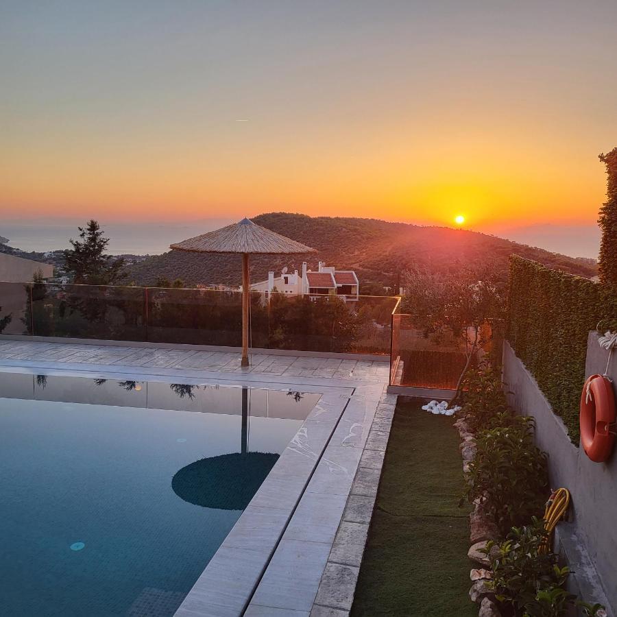 "Stergiou Luxury Apartments" Με Κοινη Πισινα Saronida Eksteriør bilde